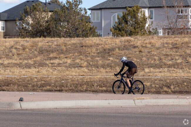Sierra Ridge is an extremely bike friendly community.