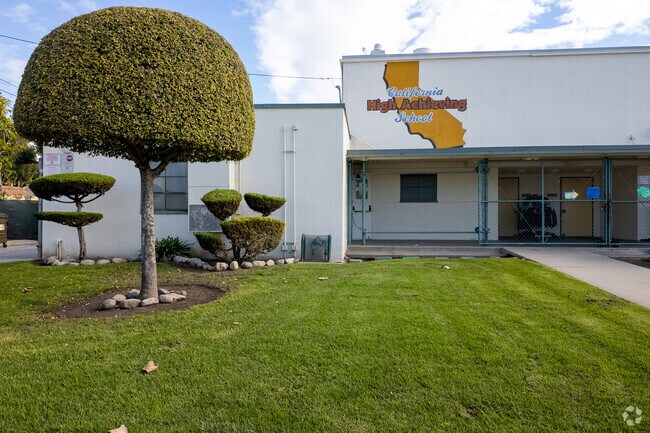 Frontside of Wilkerson Elementary School in the city of El Monte, Ca.