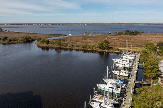 Diamond head sits on the shores of the Bay of Saint Louis, a vacation destination.
