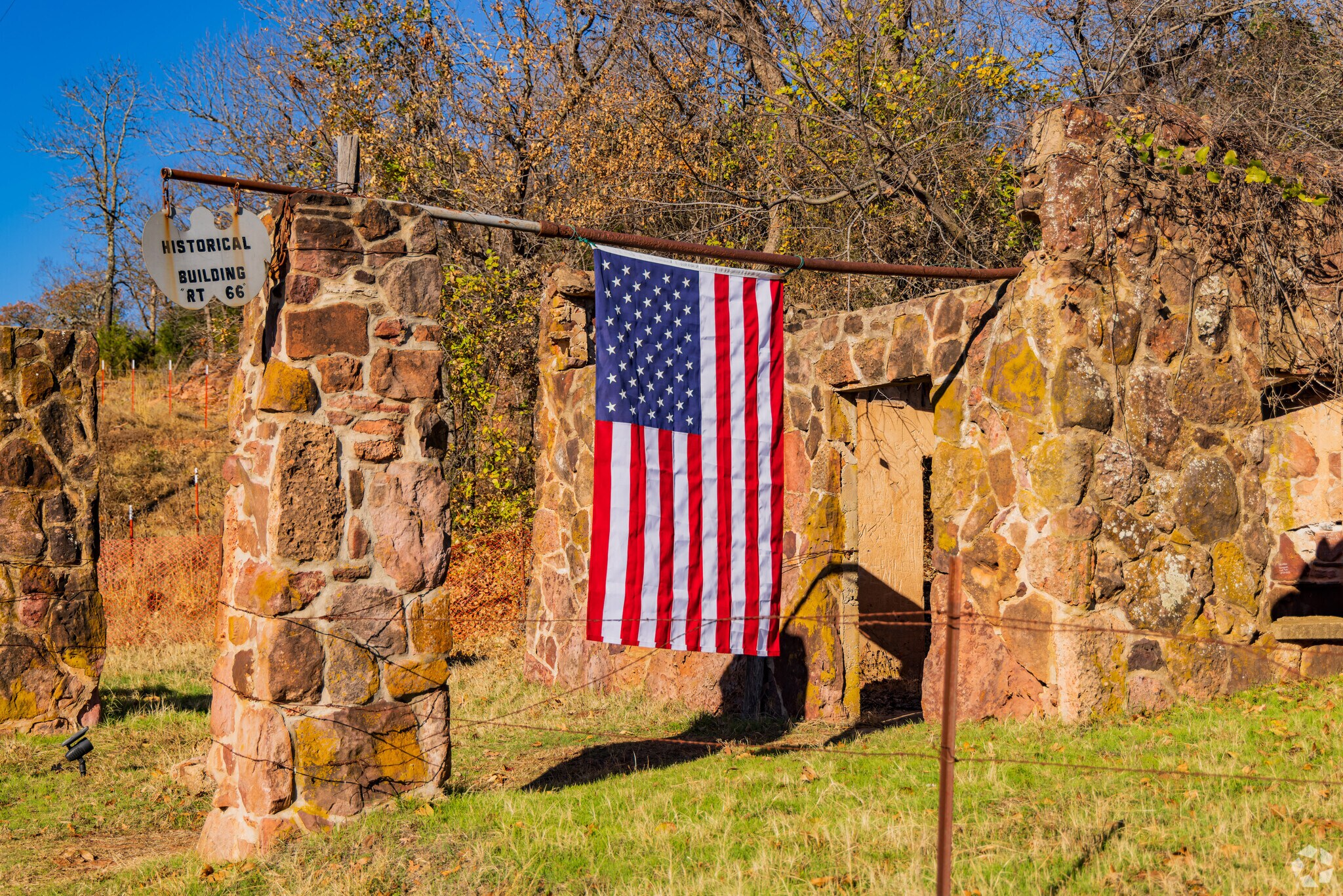 Historic Route 66 Gas Station is a historical landmark in early 1920s which near the Luther.