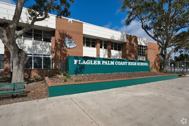 Many high schoolers in the Hunters Ridge neighborhood attend Flagler-Palm Coast High School.