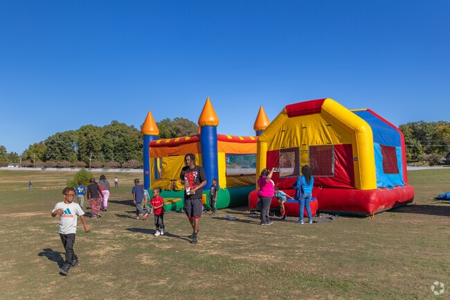 The Bicentennial Celebration in Raleigh provided a space for children to play.