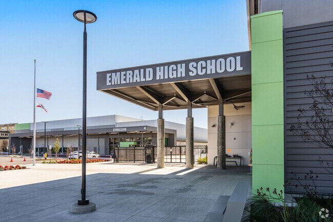 Emerald High School stands out with its state-of-the-art facilities and welcoming spirit.