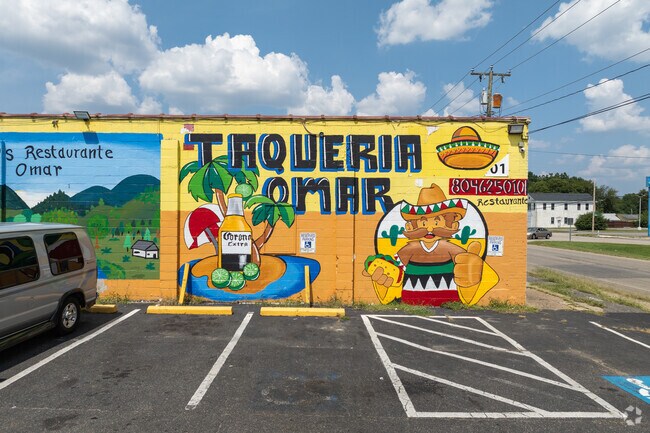 The restaurant Taqueria Omar is a staple in the Hickory Hill neighborhood.