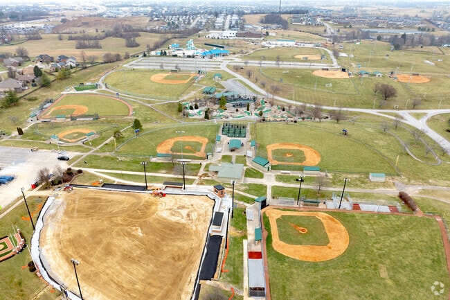 Richmond little league teams play games at the Lake Reba Recreational Complex.
