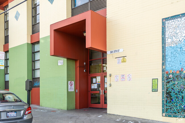 The entrance to Bryant Elementary School.