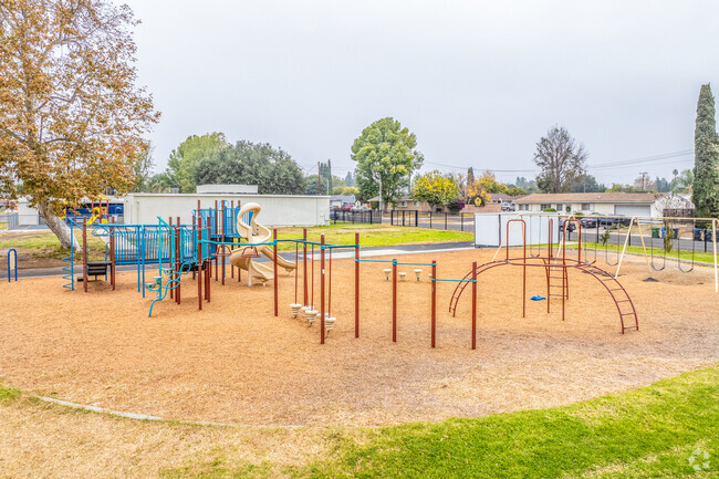 There are multiple playgrounds at Park View Elementary School.