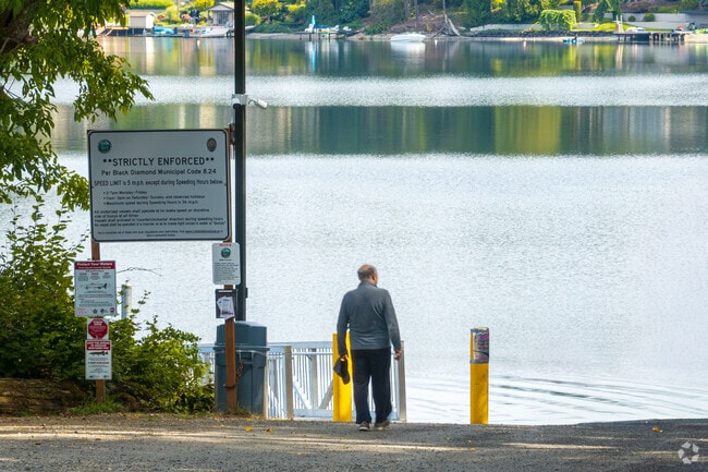 Lake Sawyer Regional Park provides boat ramps and 15 miles of trails in Black Diamond.