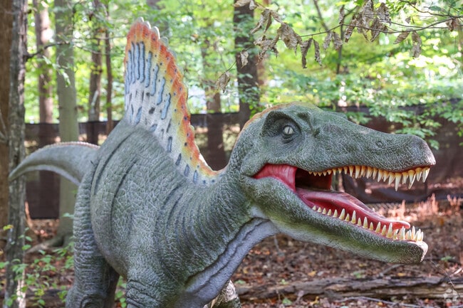 The Virginia Living Museum, in McIntosh, has Dinosaur Land which is great for kids