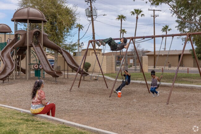 Trekell Park in Eloy features a playground for children of all ages.