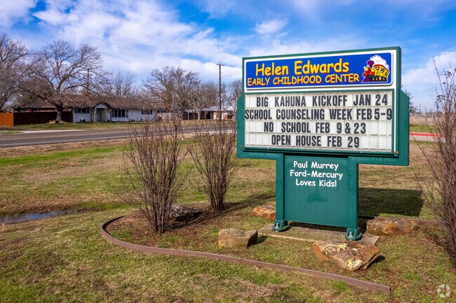 Children in Kaufman needing special education services may attend Helen Edwards Early Childhood.