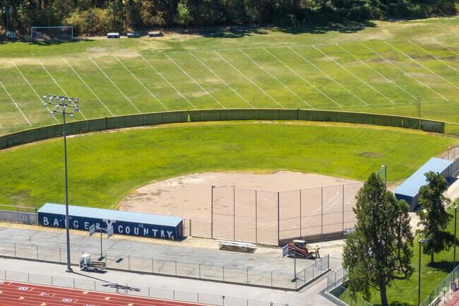 The baseball field at Evergreen High School in Oakhurst.