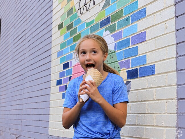 The Reserve locals head to Ozzies where a giant waffle and scoops of icecream cool you down.