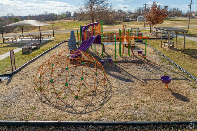 Carney's children often play on the playground at the Woody Wilson Memorial Park.