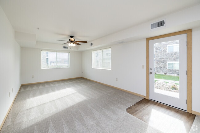 2BR, 1BA - 1,080SF - Living Room