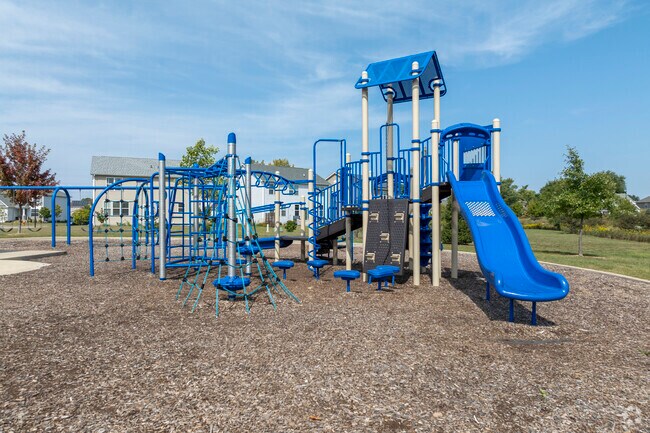 Atwater Park has a mulched playground for kids to play safely in Country Lakes.
