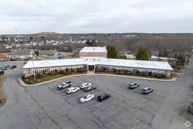 The administration building at St. Vincent School in Fall River, Ma.