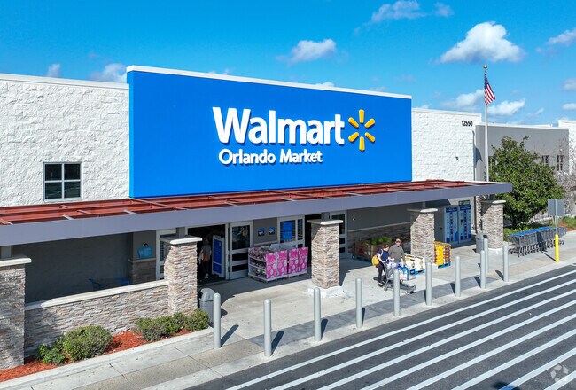 Deerfield's local neighborhood Walmart serves daily errands.