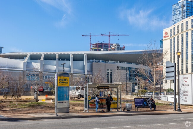 SoBro has multiple stops for residents to take WeGo buses around the city.