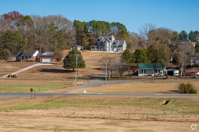 Residents of Ketner Mill enjoy large homes surrounded by dense old growth trees.