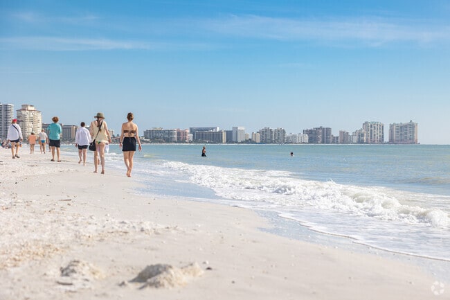 The beautiful beaches of Marco Island are just a short drive from Verona Walk.