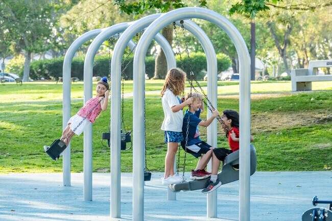 Newland families can enjoy the many playgrounds in Huntington Beach Central Park West.