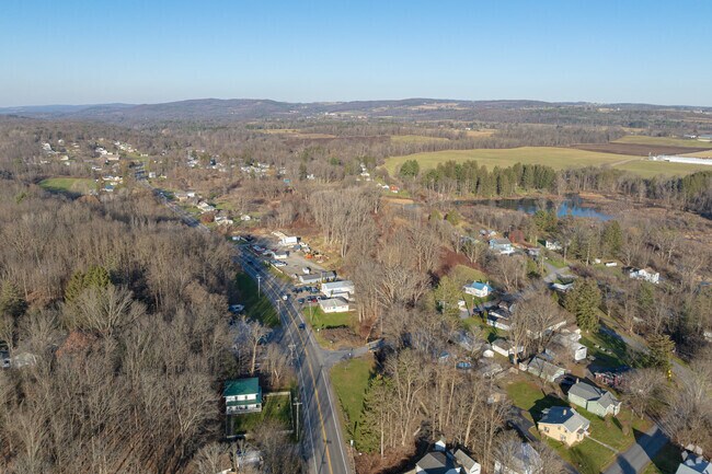 Catlin’s countryside includes scenic lakes and rural neighborhoods near Corning.