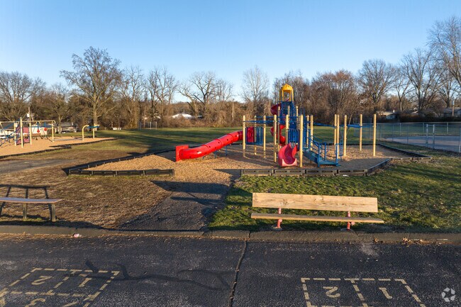 Commons Lane Elementary School has a lot of outdoor play and learning space.