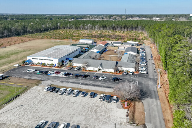 Conway Christian School has a large campus.