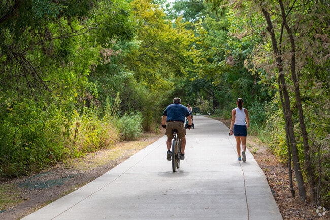 Hike-and-bike trail nearby in the West End.