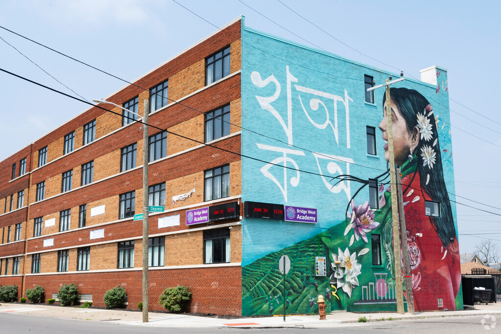 Bridge Academy side view in Banglatown.