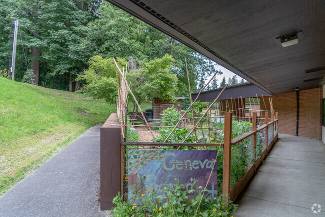 Geneva Elementary School garden.