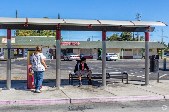 Catch a bus from many stops located in the Kennedy area of Stockton.