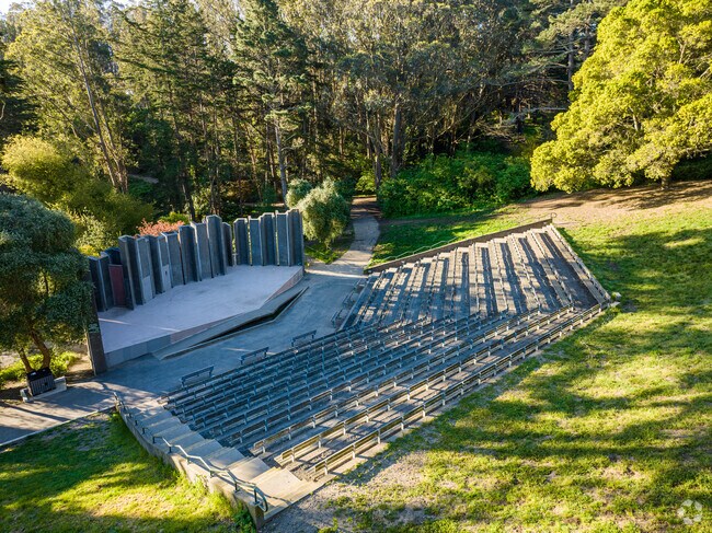 John McLaren’s Jerry Garcia Amphitheater provides a viewing for intimate performances.