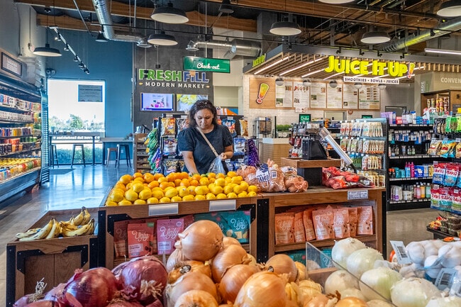 Residents of Tesoro Viejo can find groceries and produce at the nearby Fresh Fill.