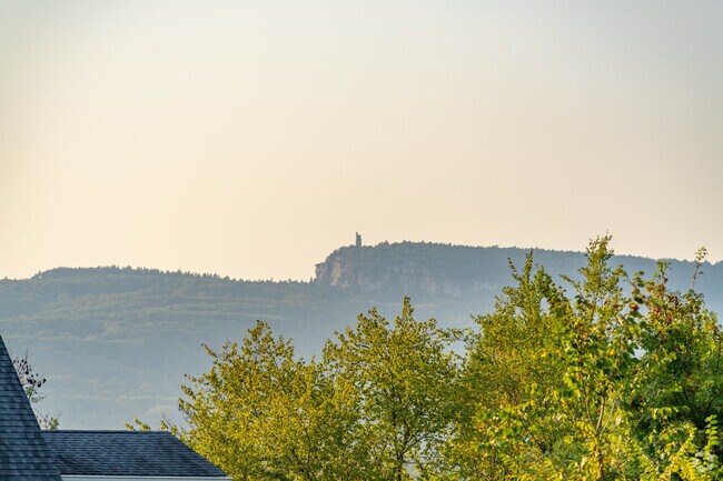 The Sky Top Tower is a local landmark and sightseeing spot in Clintondale.