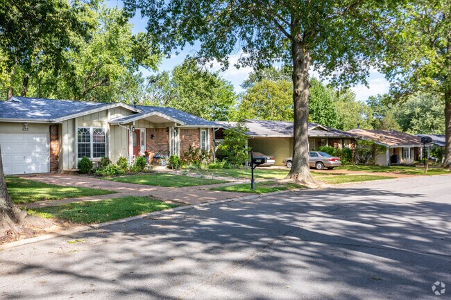Rows of ranch homes can be found on tree-lined streets in Ballwin.