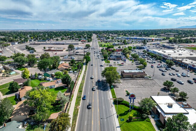Route 45 travels north to south through Regency, connecting to Interstate 25.