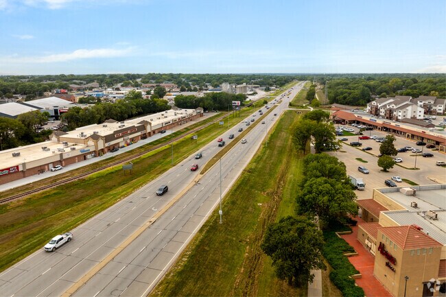 Nebraska Parkway offers residents of Colonial Hills a quick trip towards downtown Lincoln.