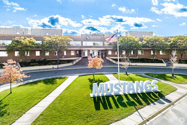 Mounds View High Schools serves almost 2,000 students.