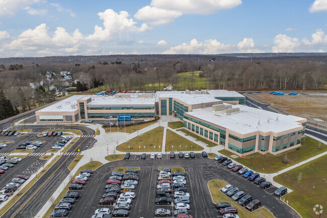 Platt Technical High School at 600 Orange Ave, Milford, CT 06461.