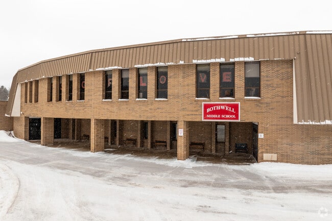 Bothwell Middle School features a modern campus.