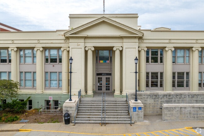 The historic section of Central Campus in Haines Park is still being used.