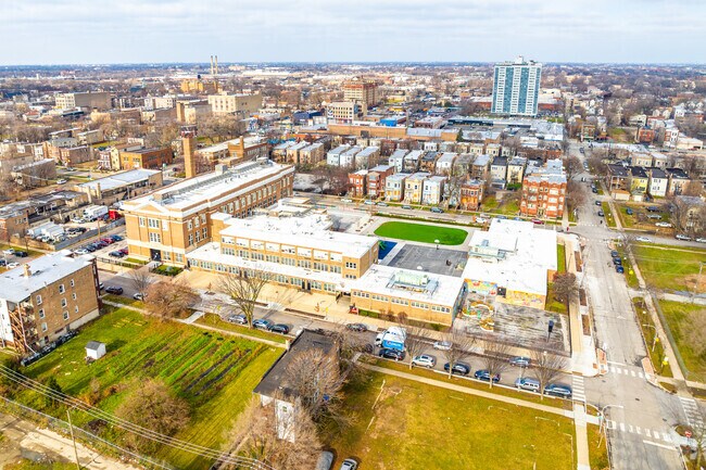Melody STEM School is located west of downtown Chicago.