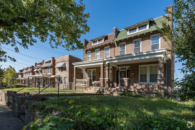 Rows of homes stretch across the Twining neighborhood.