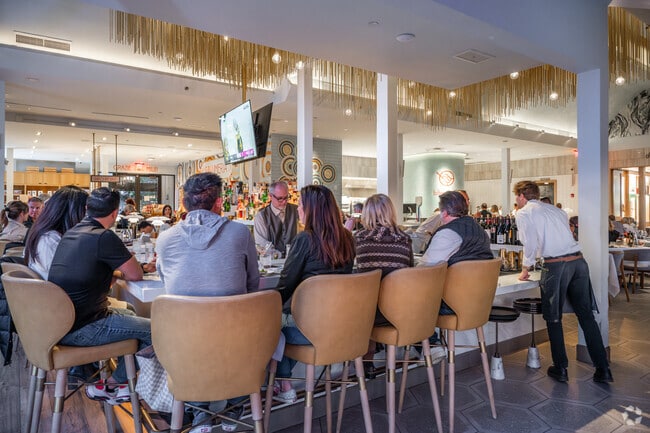 Bodega Angelina is a popular Bear Brand restaurant known for its Italian food and ocean views.