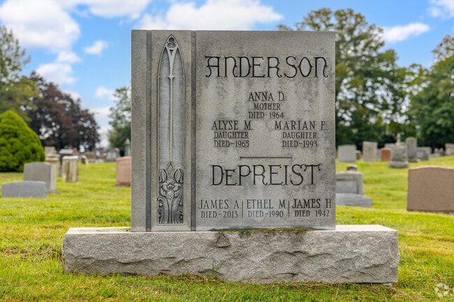 The historic African American burial site of singer Marian Anderson is in Collingdale.