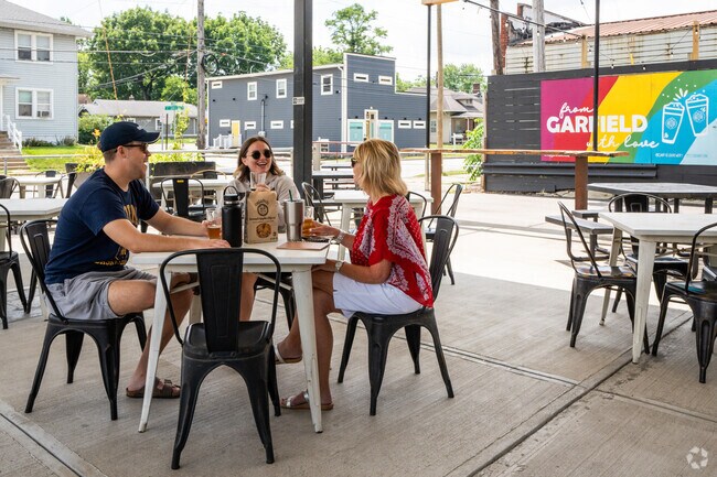 Garfield Brewery in Garfield Park has an outdoor patio where you can sip a pint on a sunny day.