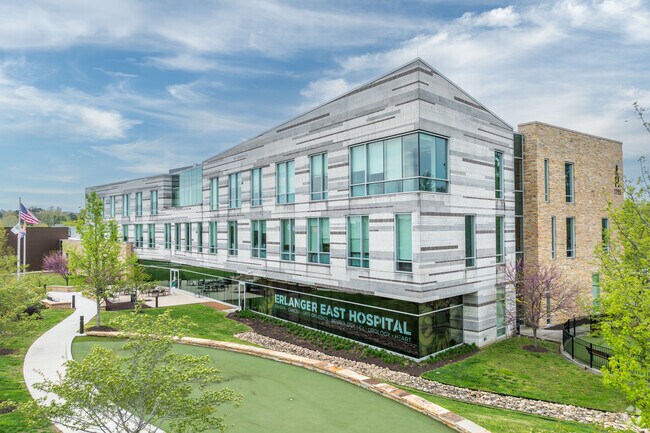 Erlanger East Hospital anchors nearby care for Concord Audobon.