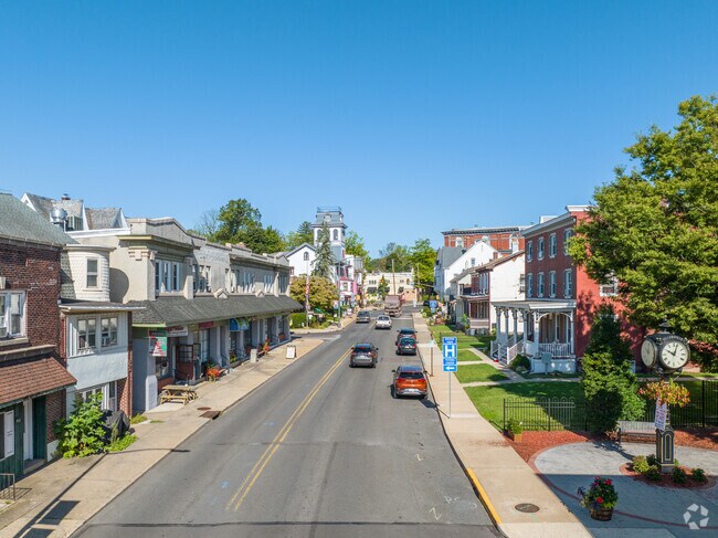 Main Street in Sellersville is where West Rockhill locals go for restaurants and retail.